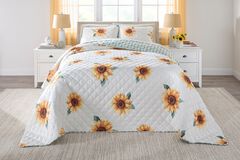 Sunflower 3-Pc. Bedspread Set