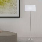68" Brushed Steel Steel Floor Lamp, BRUSHED STEEL, hi-res image number null