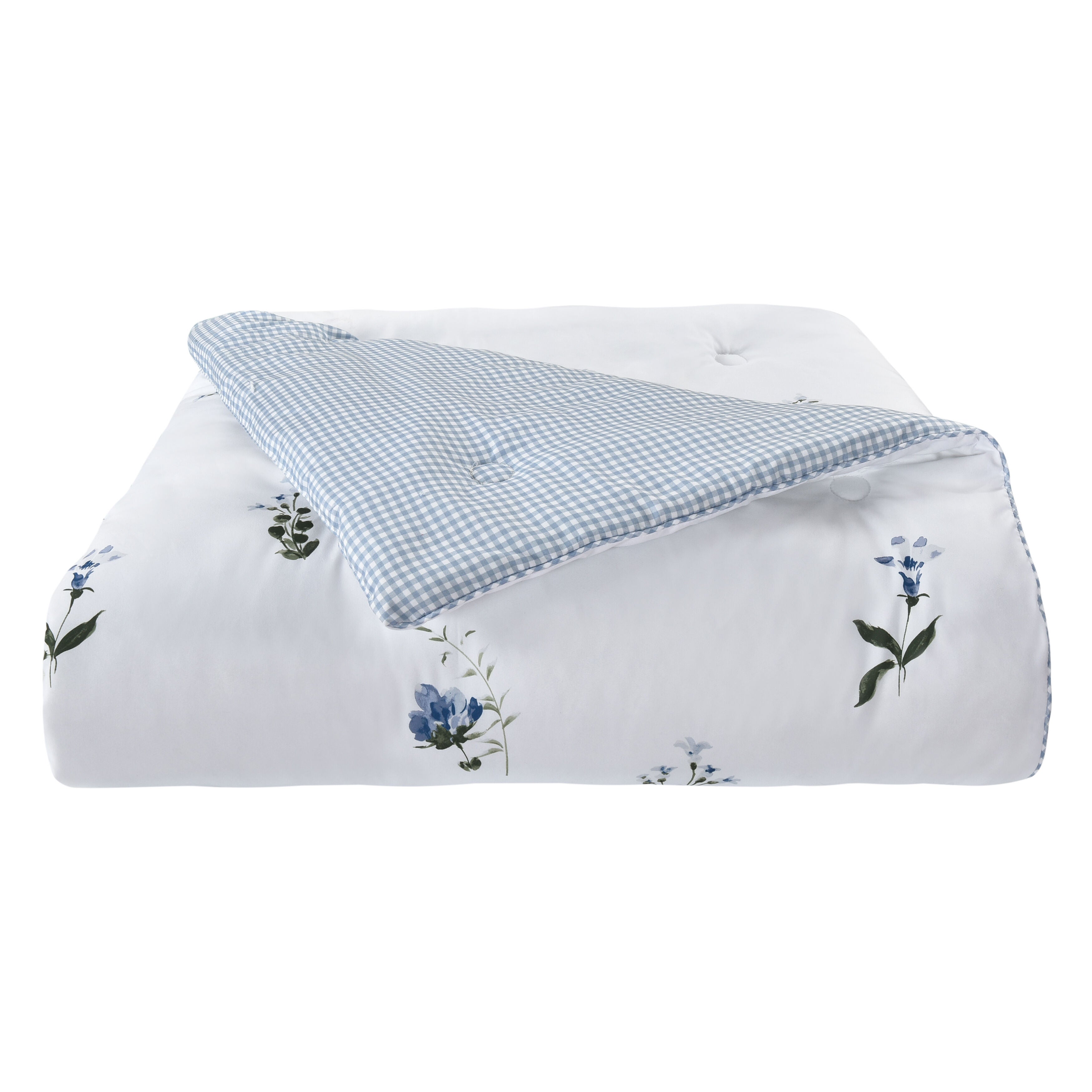 Kourtney 4 Piece Comforter Set, BLUE, alternate image number 4