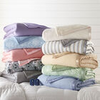 Micro Flannel® Reverse to Sherpa Electric Blanket, , on-hover image number null