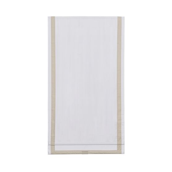 Cordless Inset Border Flat Roman Shade, , alternate image number null