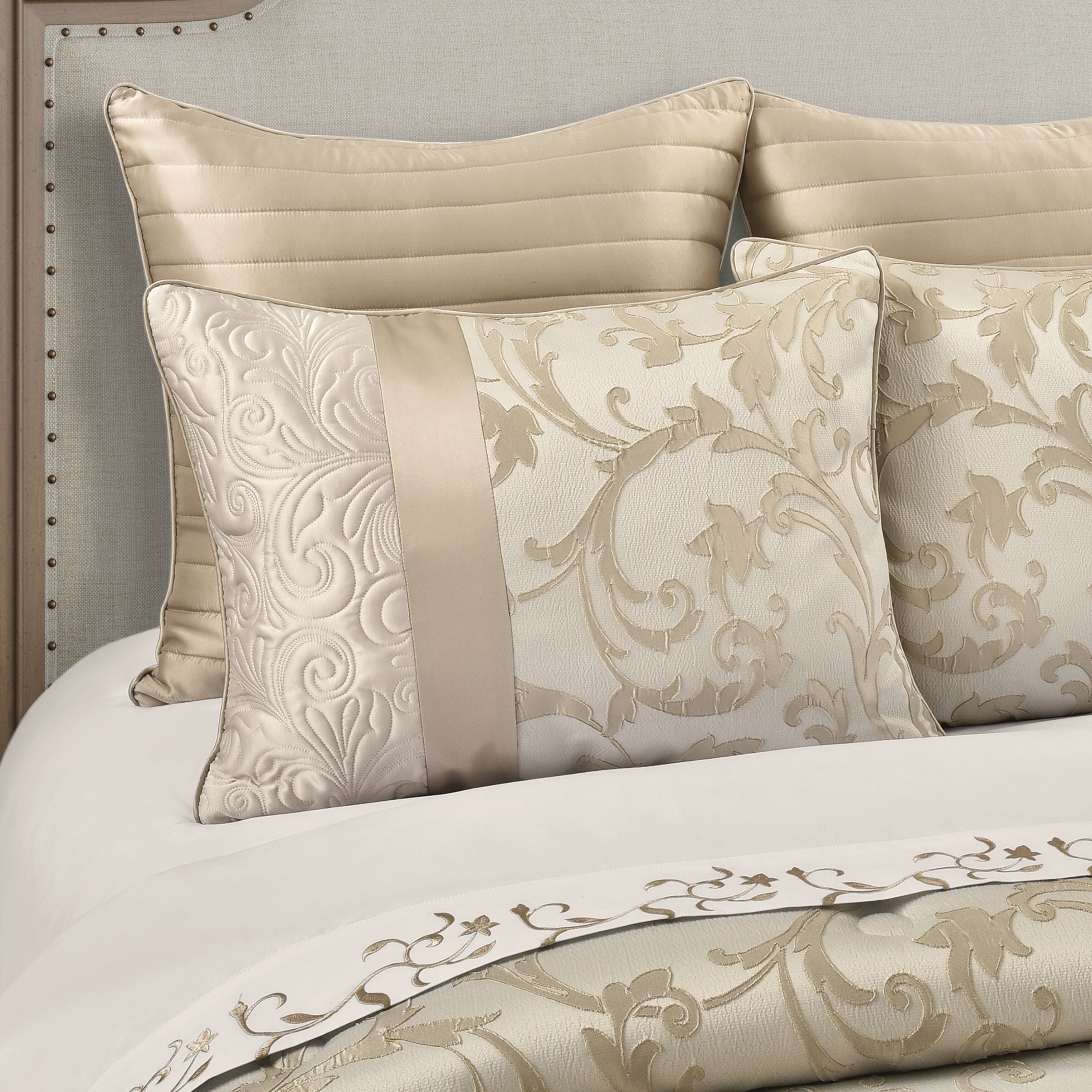 SPECTRA COMFORTER SET, TAUPE, alternate image number 2