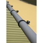 10x10 Del Ray Gazebo Canopy Charcoal Frame Tan Cover, , alternate image number null