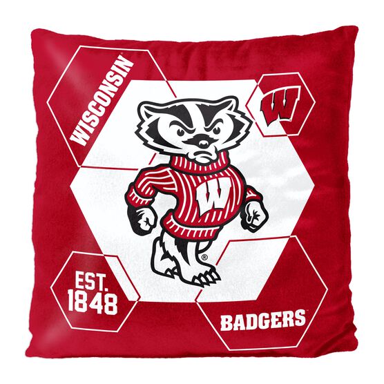 Wisconsin Connector Velvet Reverse Pillow, MULTI, hi-res image number null