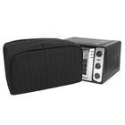 Toaster Oven, Broiler Cover, BLACK, hi-res image number null