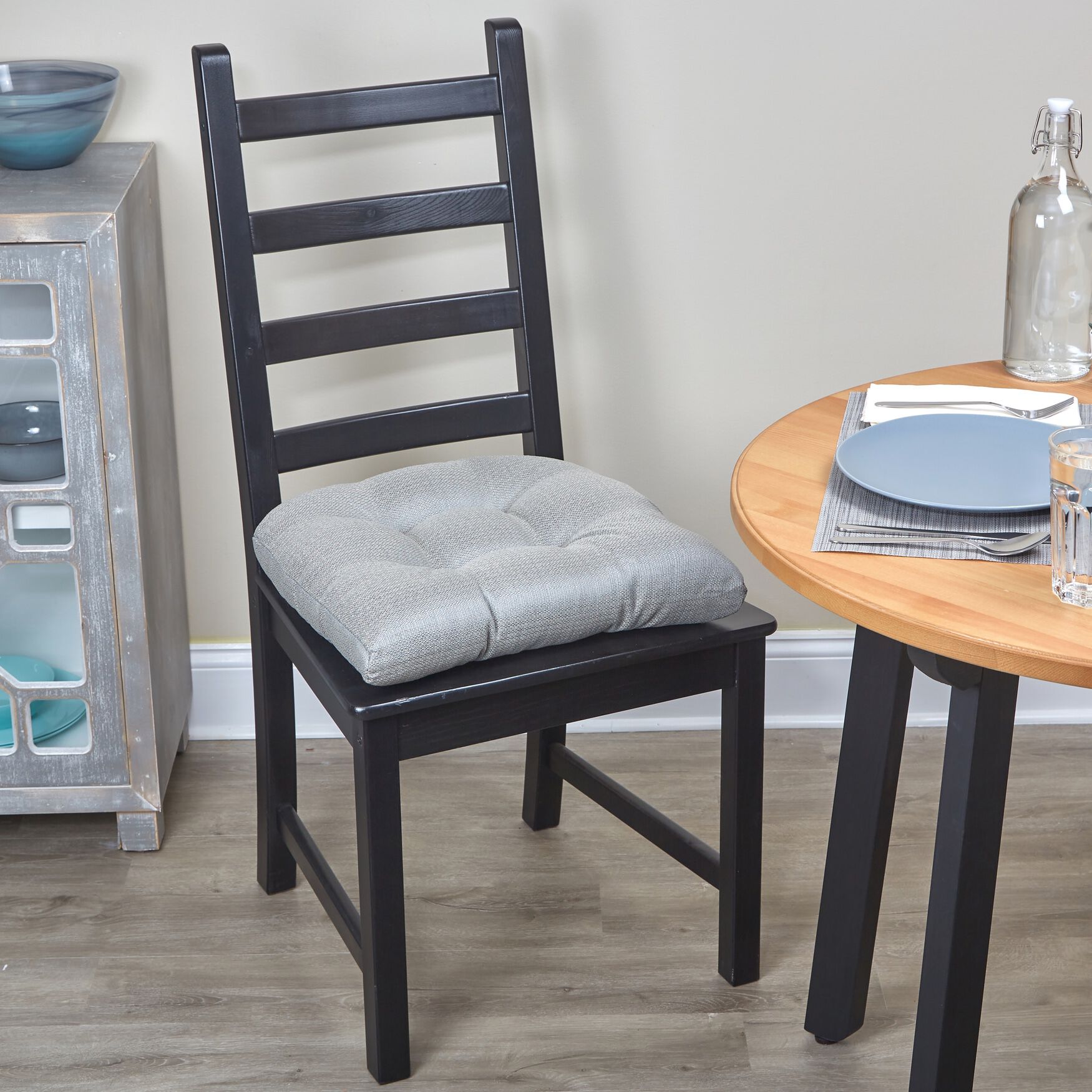 17 inches Omega Gripper Universal Chair Pads, GRAY, alternate image number 2