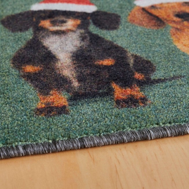 Santa Paws Multi Kitchen Rug, , alternate image number null