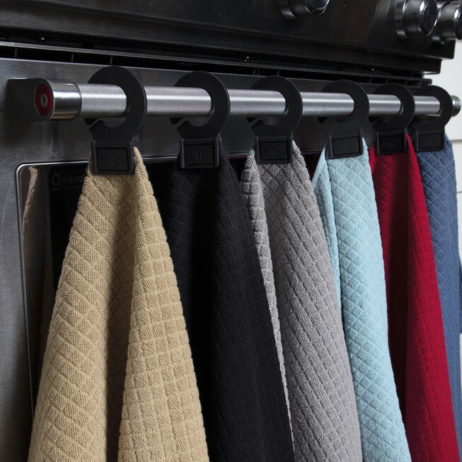 Hook And Hang Woven Kitchen Towel, Set Of Two, , alternate image number 3