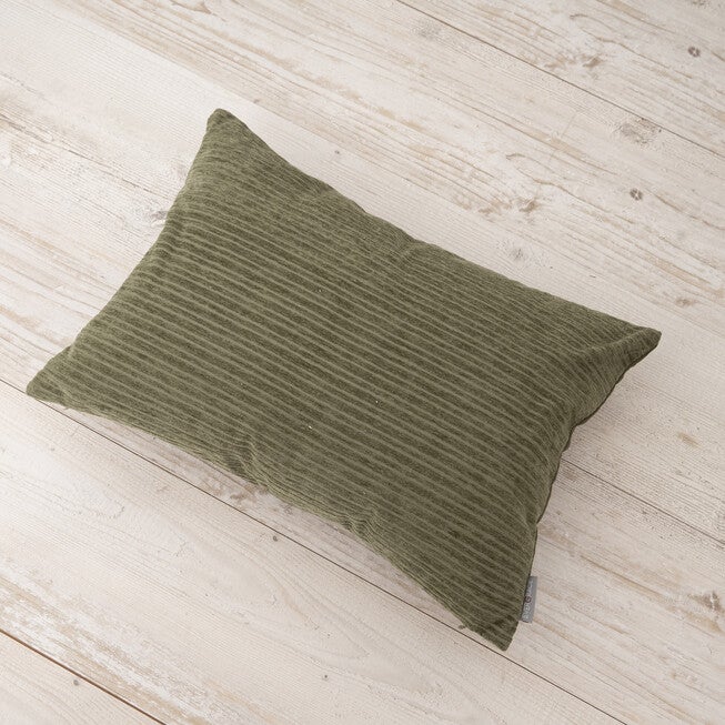 Opulence Chenille Stripes Lumbar Pillow, , alternate image number null