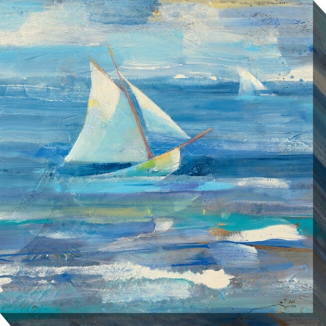Choppy Waters Outdoor Wall Art, MULTI, hi-res image number null