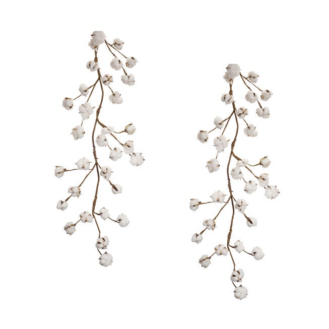 Cotton Twig Garland (Set Of 2), , on-hover image number null