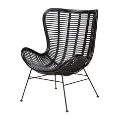 Colorado Modern Bohemian Rattan Accent Chair