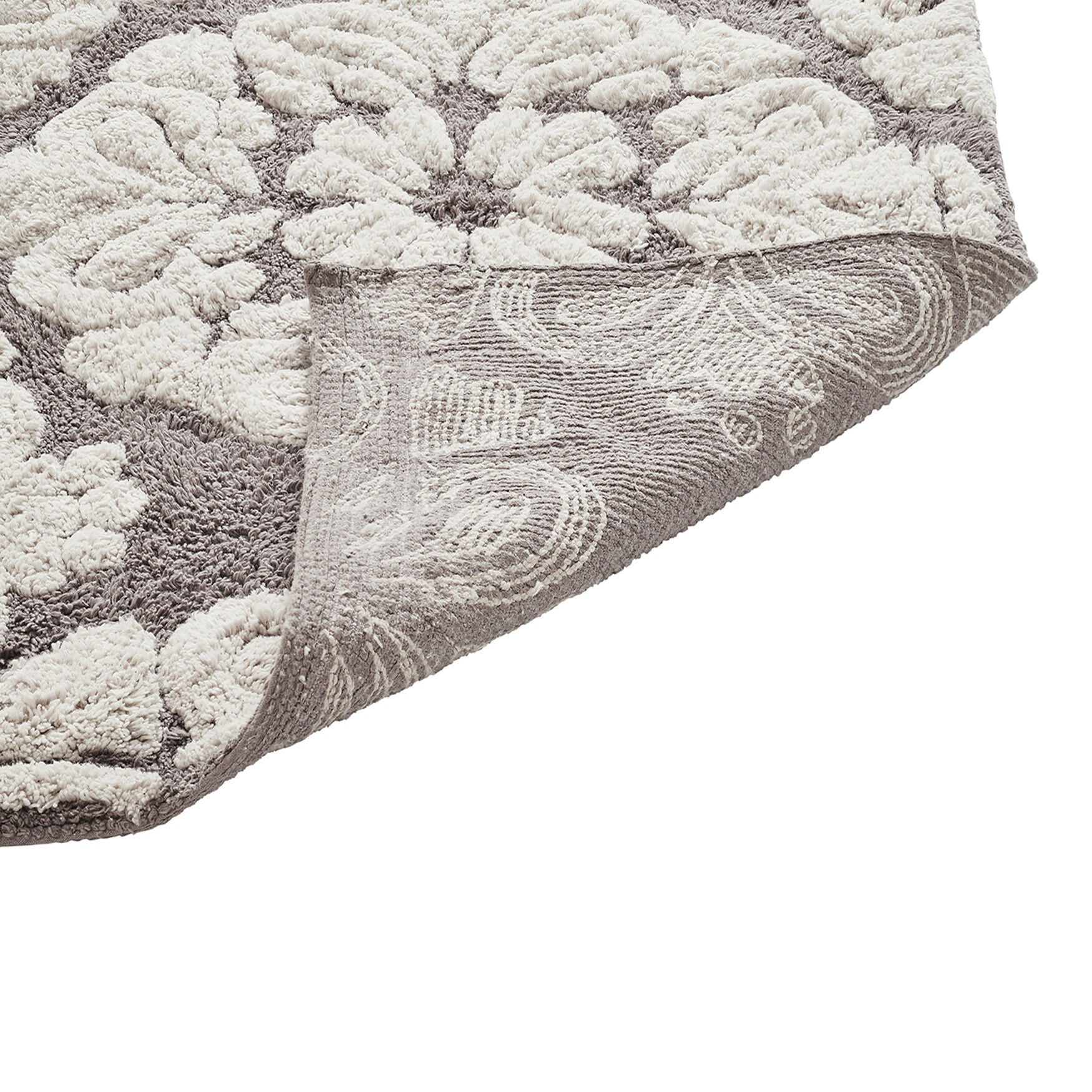 Medallion Collection 100% Cotton 20 inches X 20 inches Contour Bath Rug, , alternate image number 1