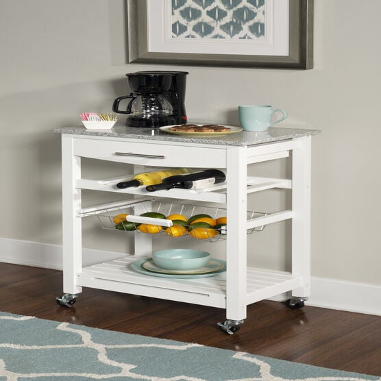 Kitchen Island Granite Top White, , alternate image number null
