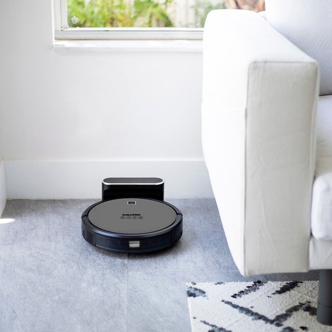 Kalorik Home Ionic Pure Air Smart Robot Vacuum, Black and Gray, , alternate image number null