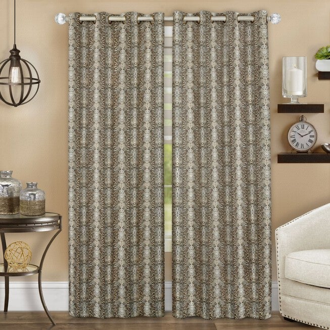 Python Grommet Window Curtain Panel, , alternate image number null