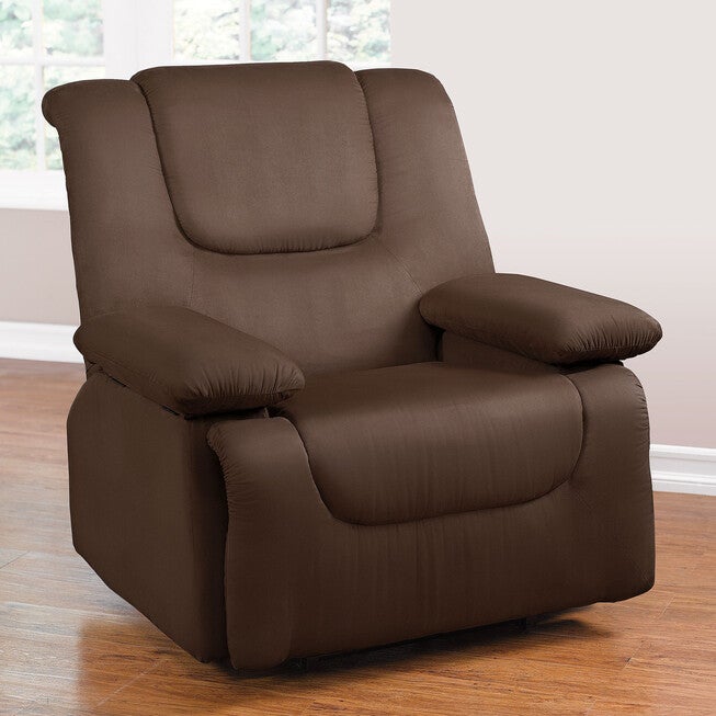Oversized Storage Arm Recliner, DARK BROWN, hi-res image number null