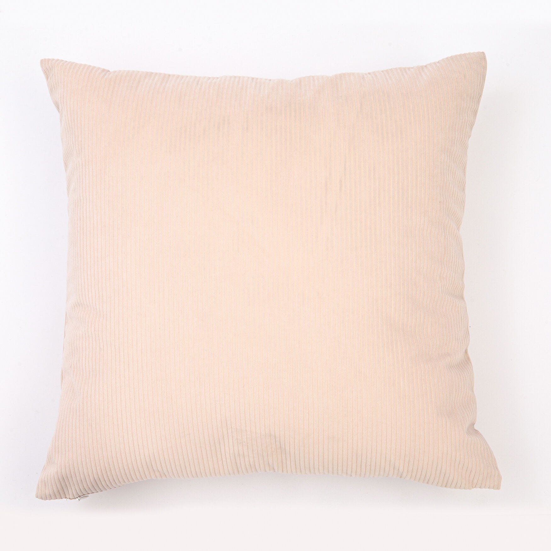 Solid Ribbed Toss Pillow, CREAM, hi-res image number 0