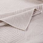 Parker White Quilt and Pillow Sham Set, , alternate image number null