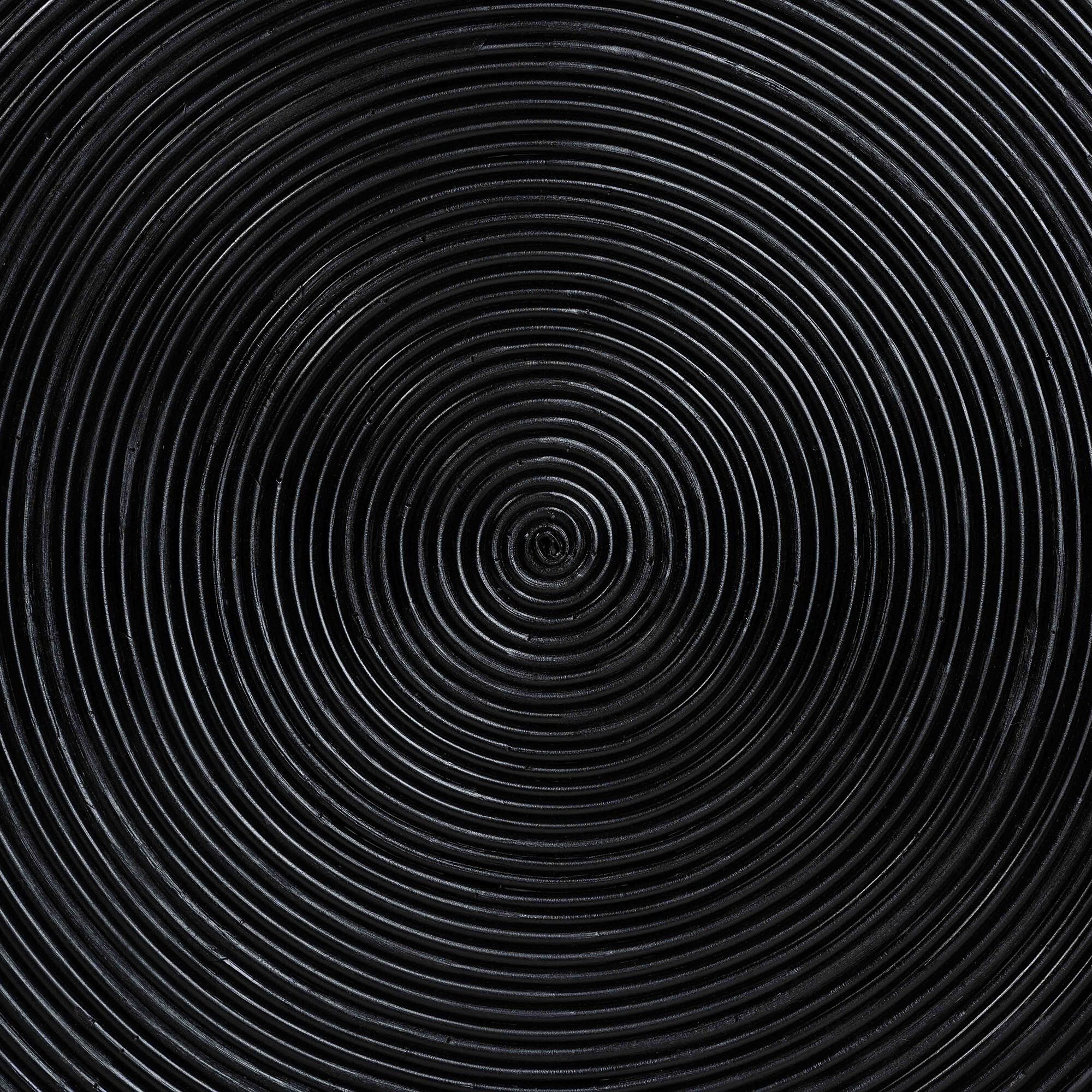 Tokyo Laminated Natural Rattan Coffee Table, Black, BROWN, alternate image number 5