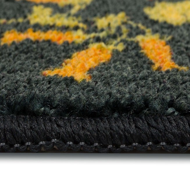 Flower Boo Skull Multi Kitchen Rug, , alternate image number null