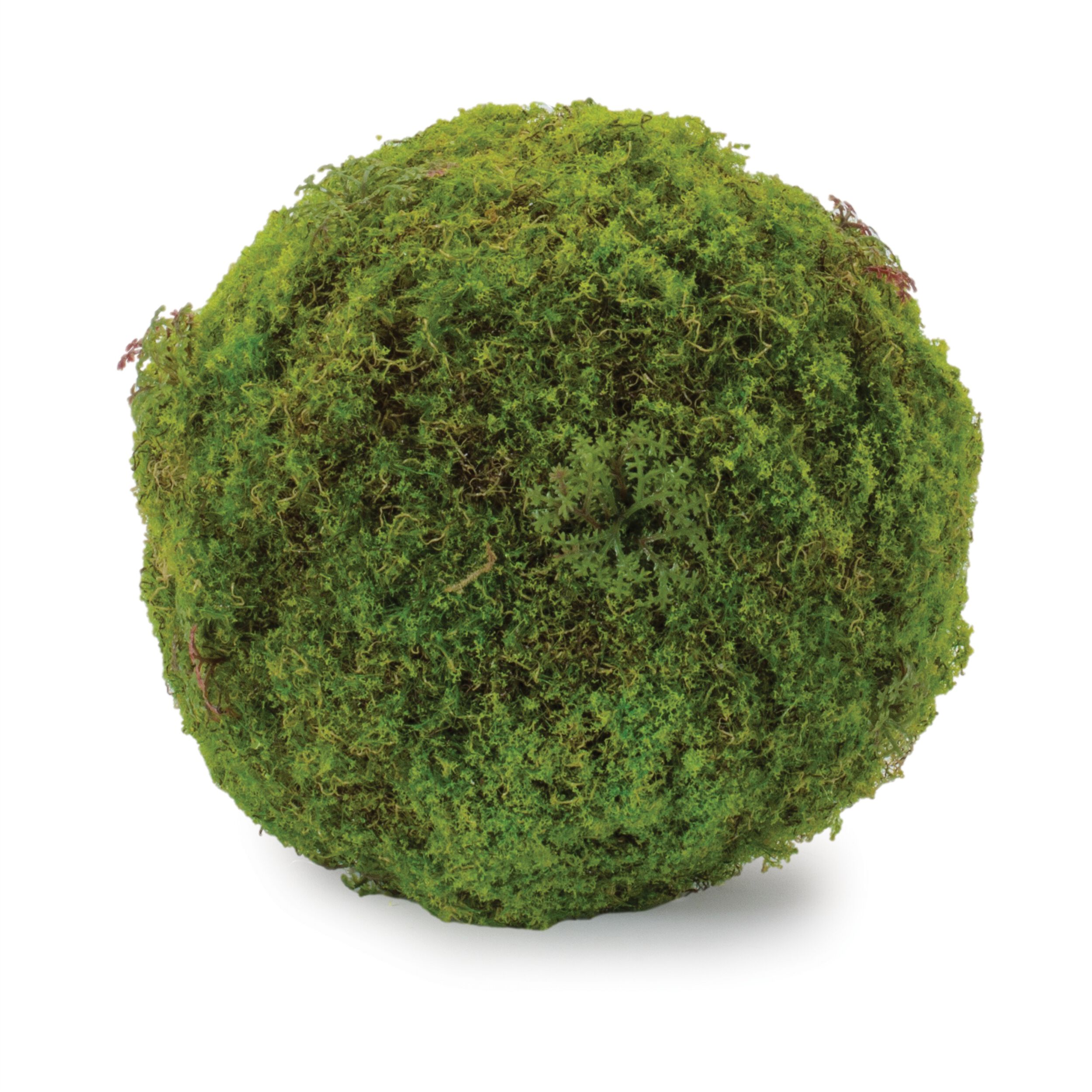 Faux Moss Orb Set of 2, GREEN, hi-res image number 0