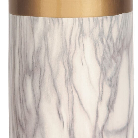 Cosmoliving By Cosmopolitan White Stone Table Lamp, , alternate image number null