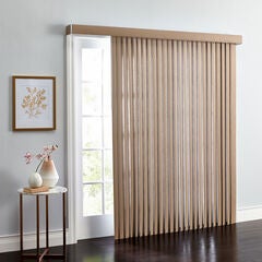 Embossed Vertical Privacy Slat Blinds