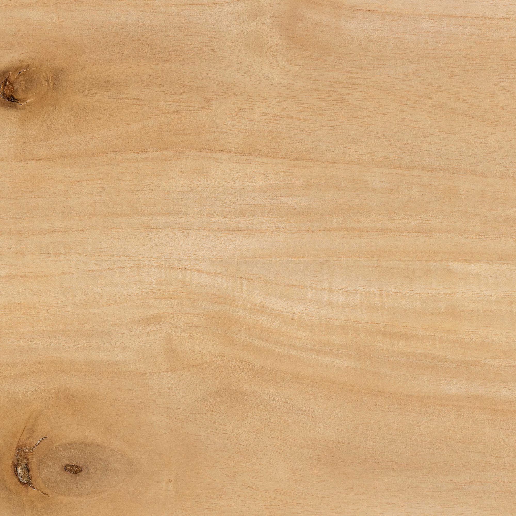 Caribic Modern Slatted Acacia Wood End Table, BROWN, alternate image number 4