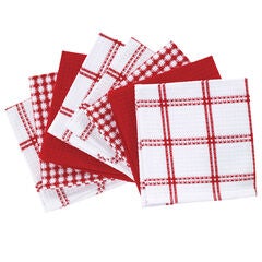 Flat Waffle Dish Cloths, Set Of 8