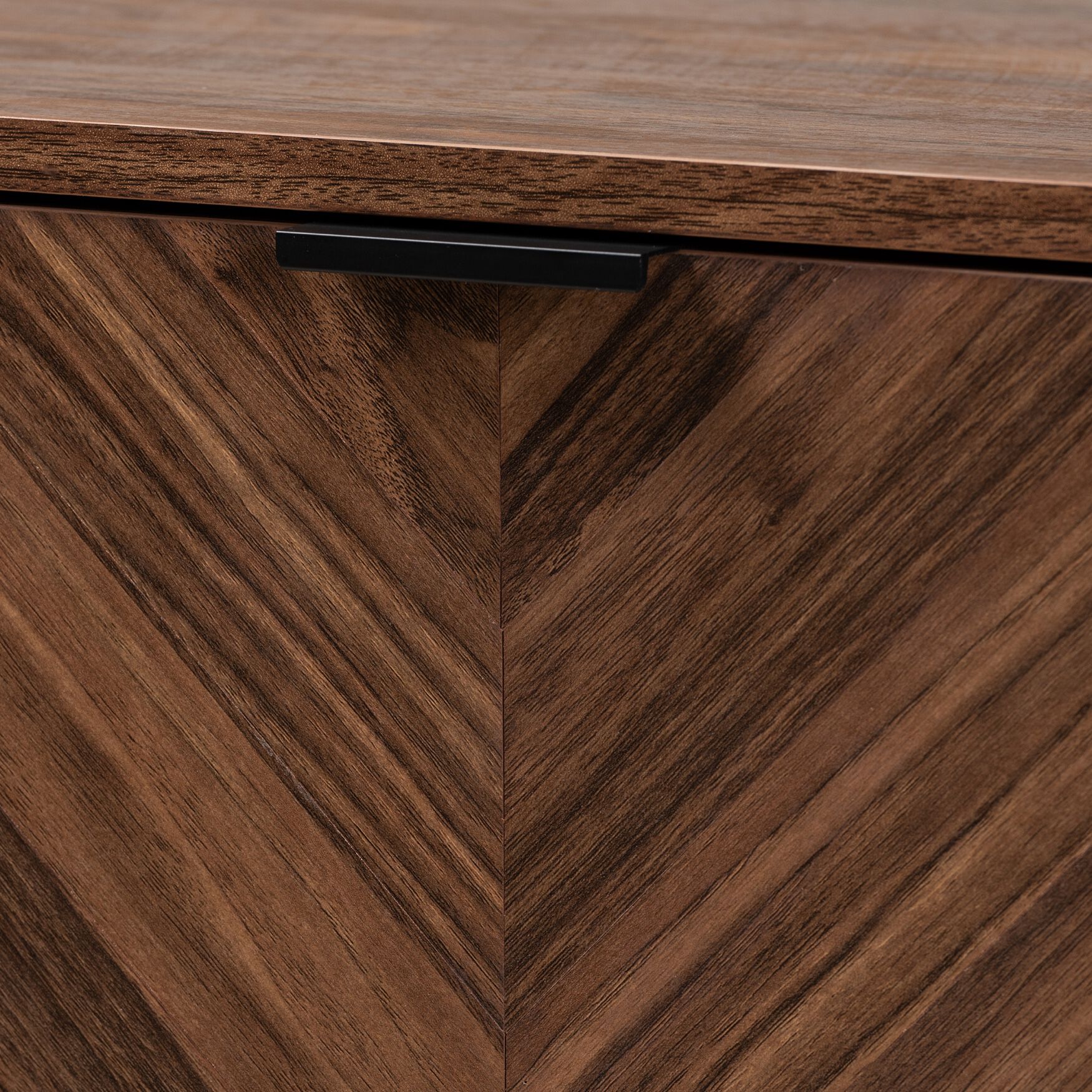Sadia Modern Walnut Brown Finished Wood Storage Cabinet, , alternate image number 10