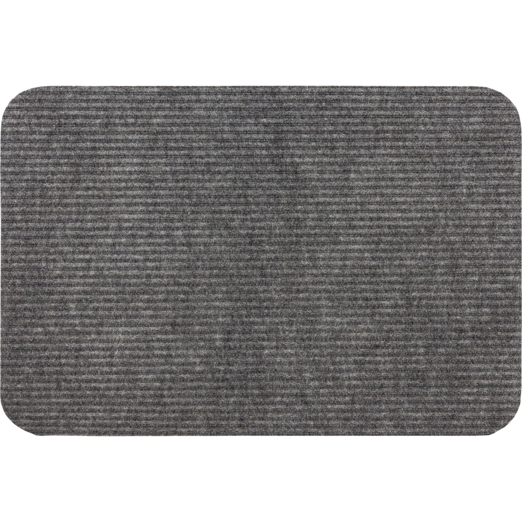 Ribbed Utility Mat Door Mat, GREY, hi-res image number 0