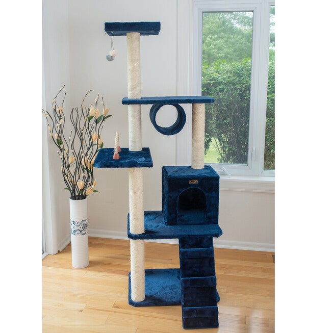 Real Wood 71 inches Cat Climbing Furniture Tower, , alternate image number null