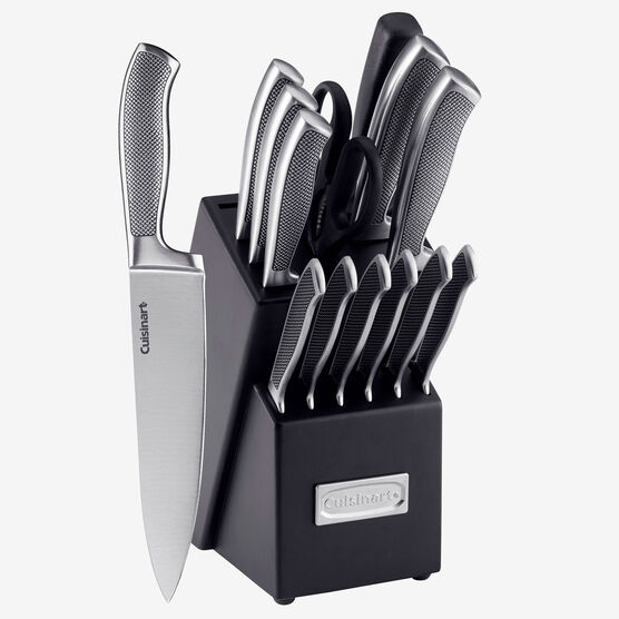 Cuisinart Graphix Collection 15-Pc. Cutlery Knife Block Set, BLACK, hi-res image number null