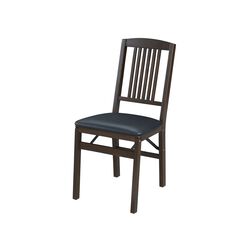 Simple Mission Wood Folding Chairs, Set Of 2