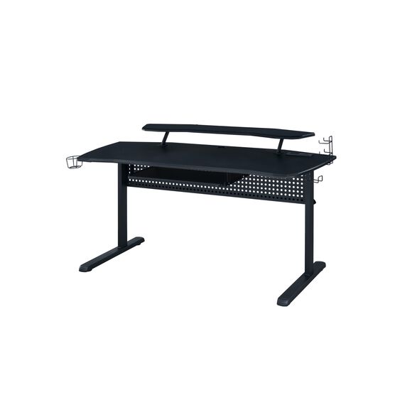 Gaming Table W/Usb Port, BLACK, hi-res image number null