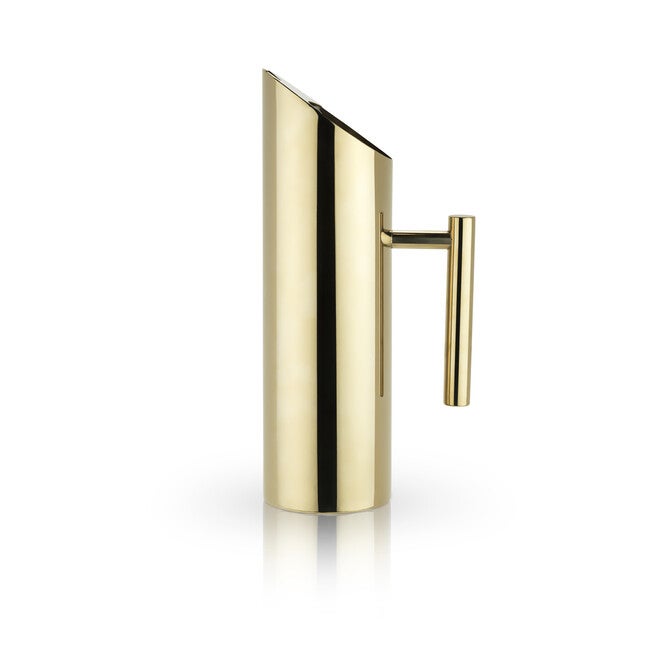 Modern Gold Pitcher, GOLD, hi-res image number null