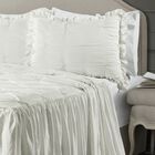 Ravello Pintuck Ruffle Skirt Bedspread 3 Pc Set, , alternate image number null