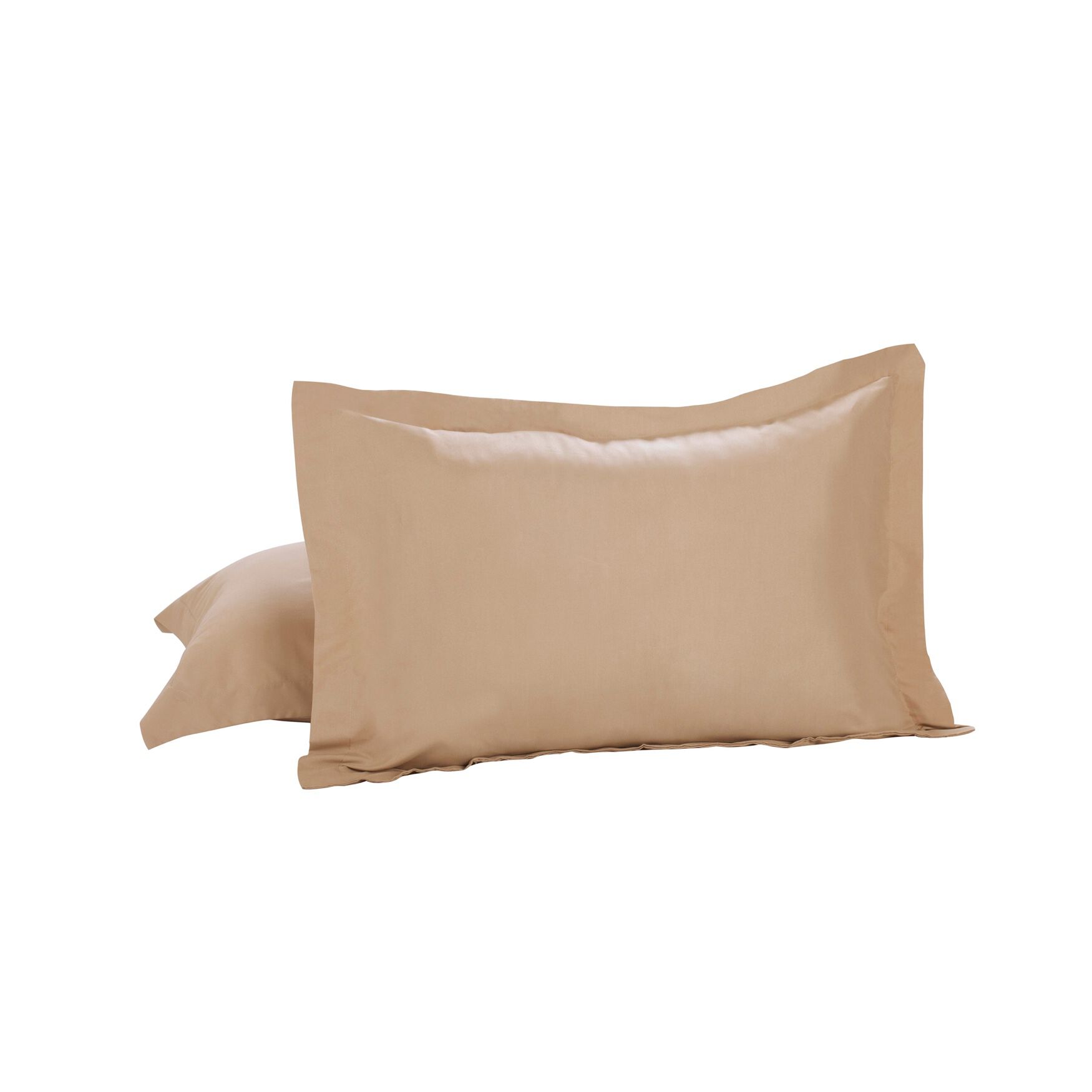 Bed Maker&#39;s Tailored Pillow Sham 2-Pack, Standard, MOCHA, hi-res image number 0