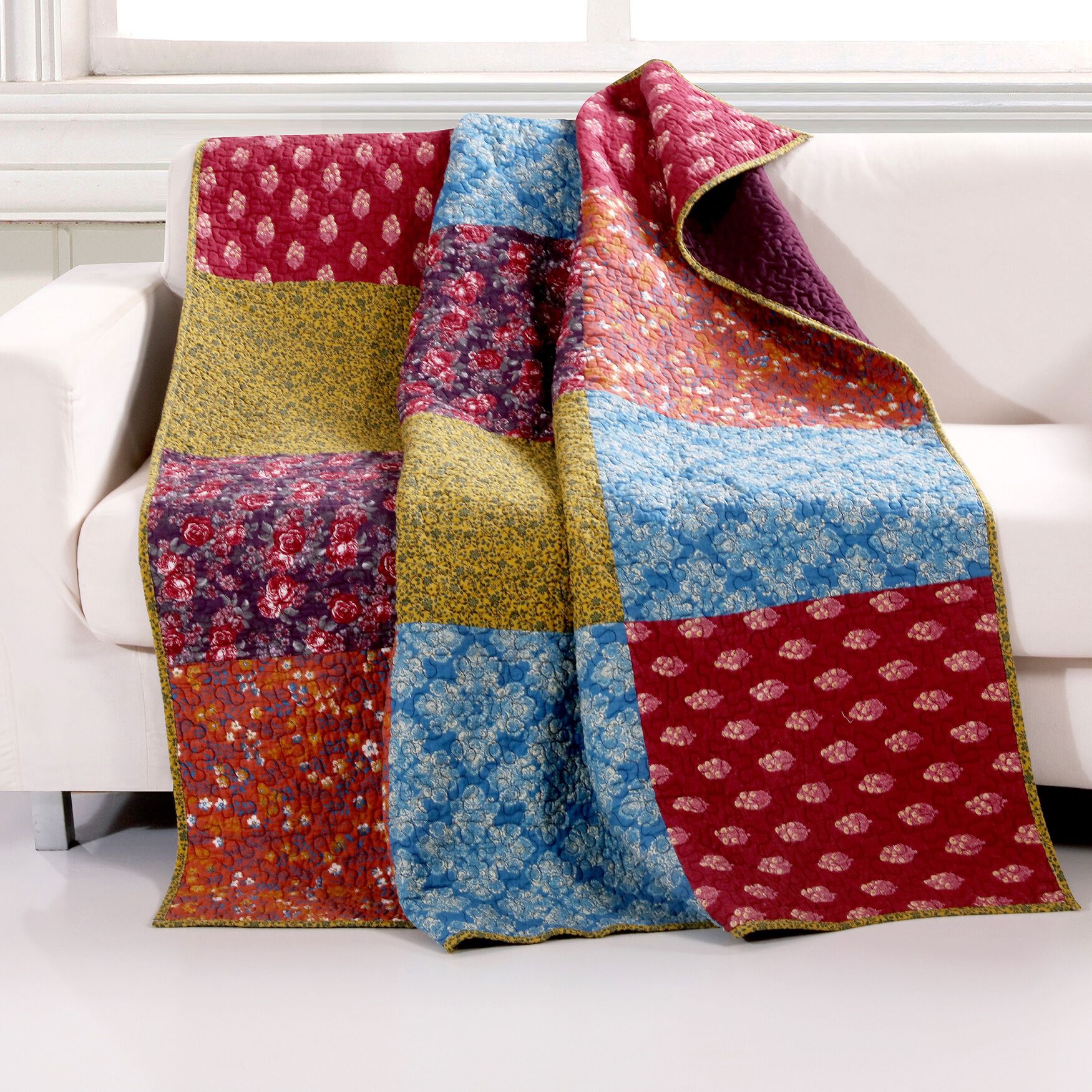 quilted lap blanket