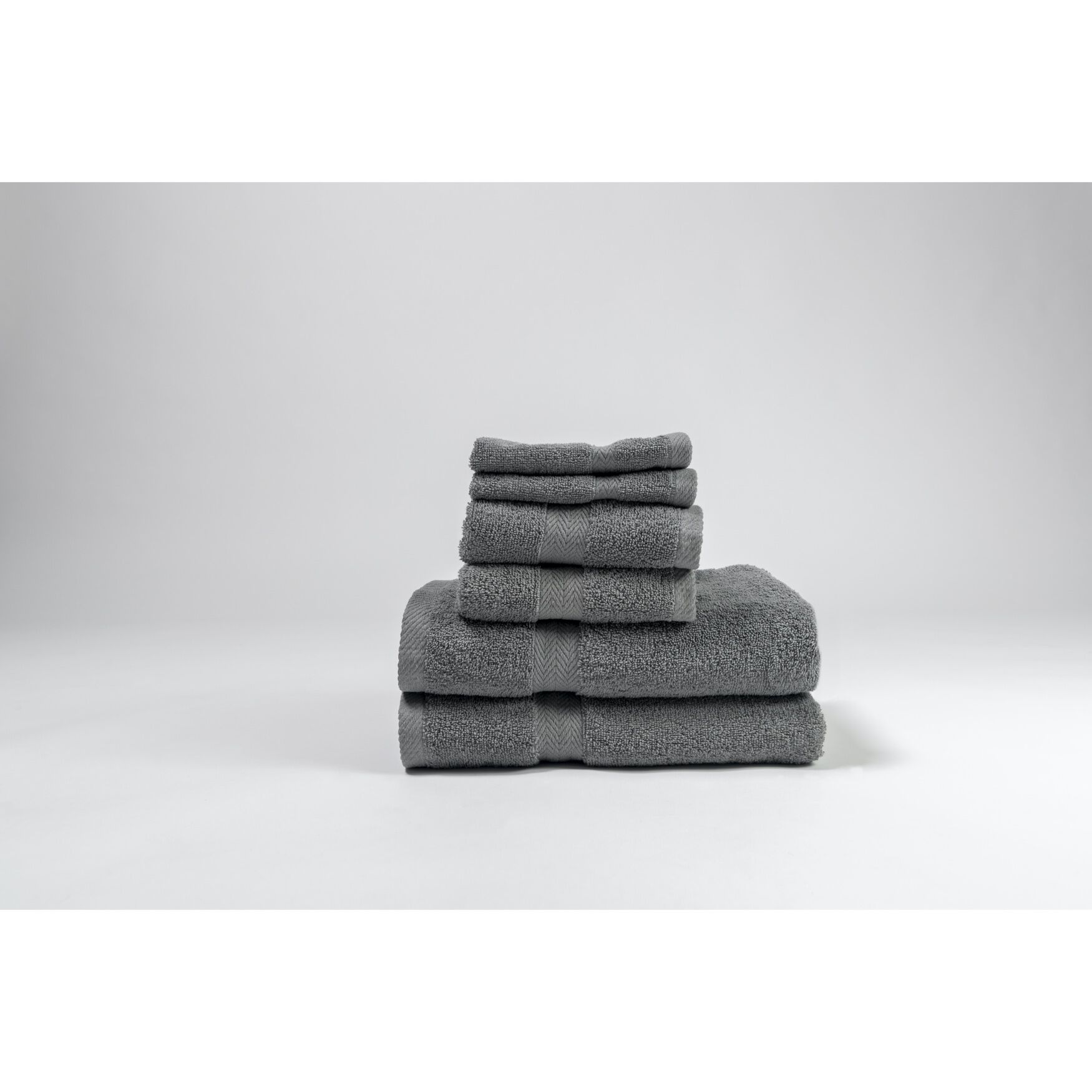 Deluxe 6-Pc. Towel Set, FROST, hi-res image number 0