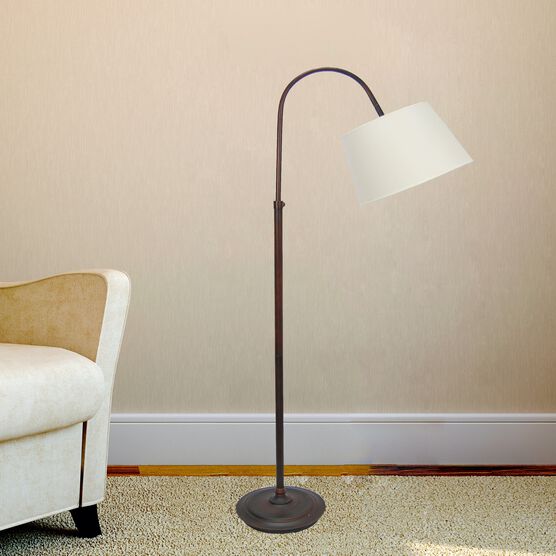 62" Oil Rubbed Bronze Metal Floor Lamp, BRONZE, hi-res image number null