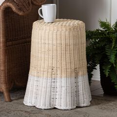 Sarna Natural Rattan End Table