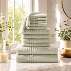 12-Pc. Zero-Twist Bath Towel Set