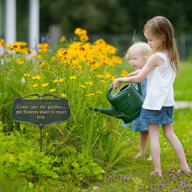 Come Into The Garden My Flowers Want To Meet You - Garden Sign, , alternate image number 3