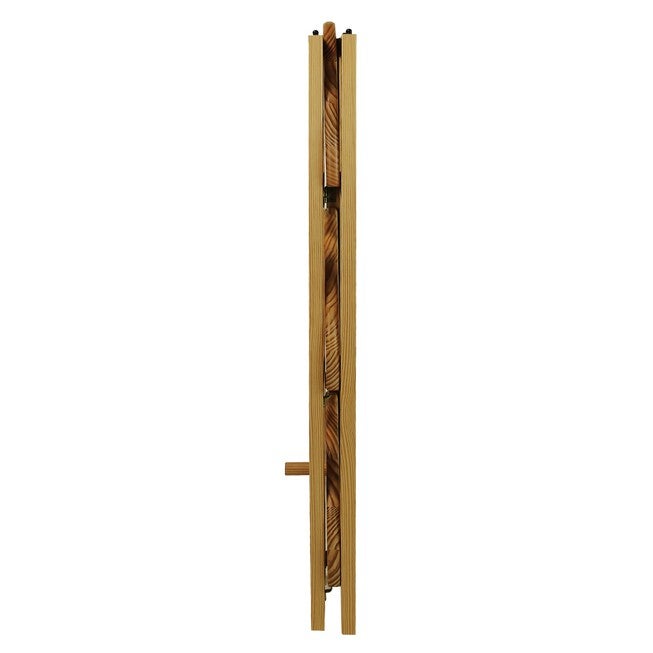 4-Shelf Corner Folding Bookcase-Natural, , alternate image number null