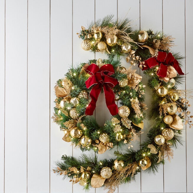 PRE-LIT REGAL 24 inches Wreath, , alternate image number null