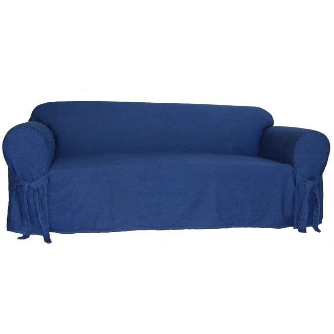 Heavy Denim 1-Pc. Slipcover , DENIM BLUE, hi-res image number null