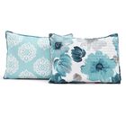 Lush Décor Leah Quilt Blue 3Pc Set, , alternate image number null