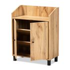 Rossin Wood 2-Door Entryway Shoe Storage Cabinet W Top Shelf Furniture, , alternate image number null